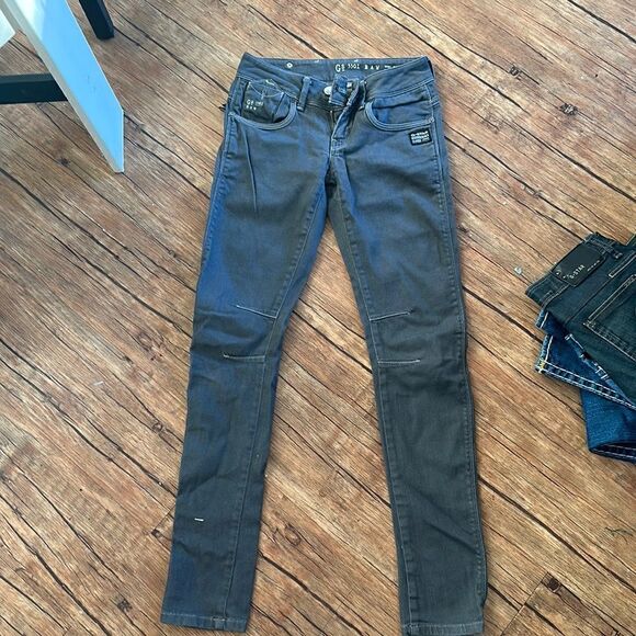 Size 26 Grey Cody G-Star Skinny Jeans - Picture 2 of 6